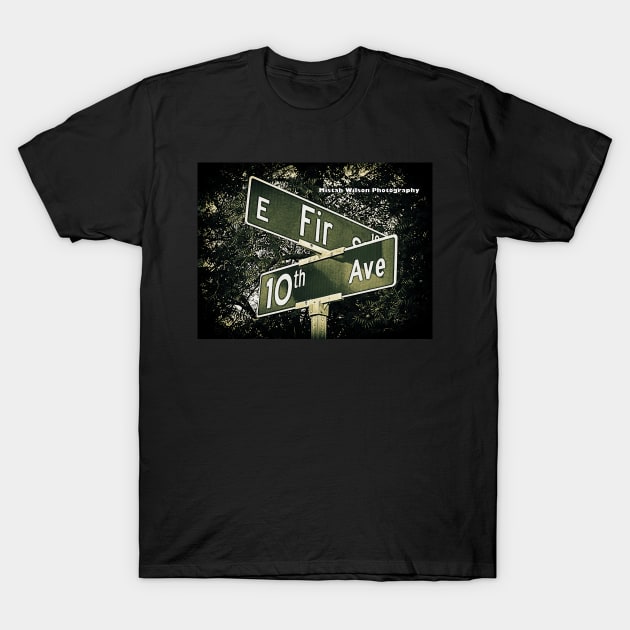 Fir Street & 10th Avenue, Seattle, WA by MWP T-Shirt by MistahWilson